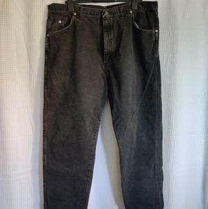 Wrangler Straight Black Jeans